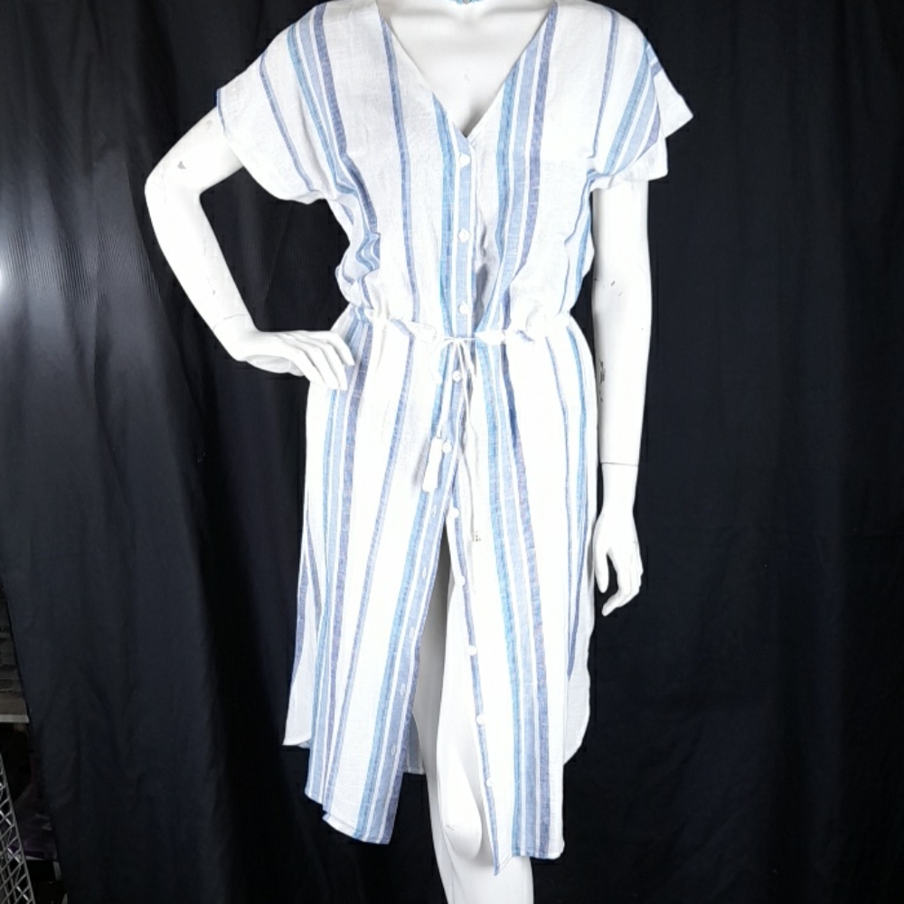 Splendid Stripped Tapestry Striped Midi Dr…
